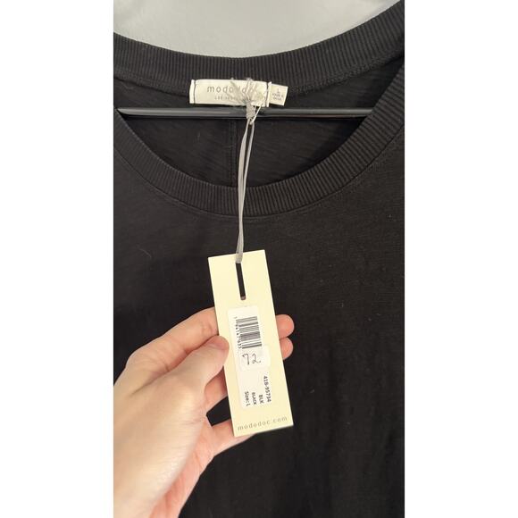 Mododoc Black Short Sleeved Dress Brand New Large - Picture 2 of 4